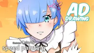 [SPEEDPAINT] | ADDrawing #25 - Rem Fan Art