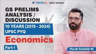 GS Prelims (2015 - 2024) | 10 Years' UPSC PYQ Trend Analysis | Economics I Part 1