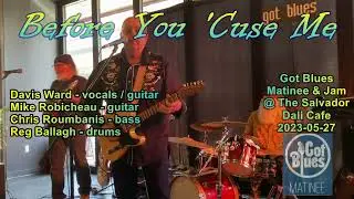 "Before You 'Cuse Me" features Davis Ward