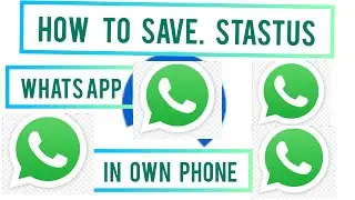 HOW TO SAVE FRIENDS WHATSAPP STATUS IN OWN PHONE 😨😨
