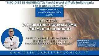 TIROIDITE DI HASHIMOTO: perchè è così difficile individuarla con le analisi comuni? Dr.Tsoukalas