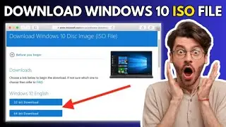 How to download windows 10 ISO File | Windows 10 ISO directly from Microsoft homepage