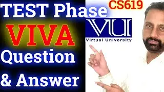 CS619 Test Phase Viva Question  & Answer with Tips || CS619 Final Project Test Phase Viva Guidelines