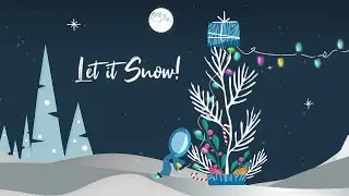 Inkman Christmas Greeting - Let it Snow! - After Effects template project