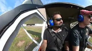 Taking off from ULM, Dogneville, Vosges - France
