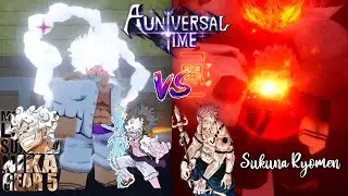 [AUT] Sukuna “King of Curses” Vs Gear 5 “Hito Model Nika” 1v1