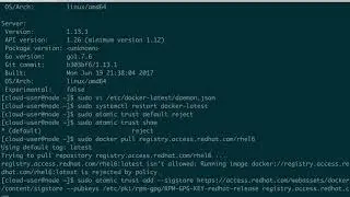 Secure RHEL Container Host in 60 Seconds
