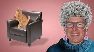 Ethel Annoys Woman Selling A Wheelbarrow, Bookcase, and Leather Chair