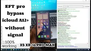 EFT PRO Bypass Icloud A12+ Without Signal working 100%