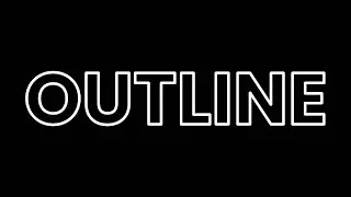 How to Create an Outline Text in Photopea