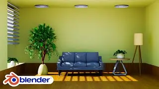 Blender 4.0 - Simple interior design tutorial  in blender