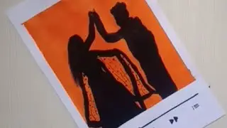 How to make Gouache painting / tutorial video # couple painting #easy painting for beginners #easy