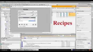 TIA Portal WinCC create recipes