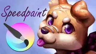 Loaf puppy-krita speedpaint (commission)