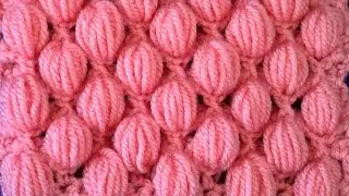 Crochet Pattern Bulging puff stitchs