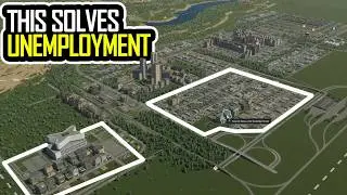 Finally Solving UNEMPLOYMENT (+University) - Cities Skylines 2