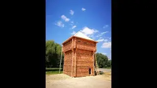 Вырезаем бойницы в башне острога