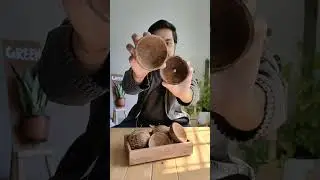 Easy way to make coconut shell bowls. 