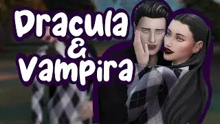 VAMPIRE COUPLE//SIMS 4 CREATE A SIM//HALLOWEEN