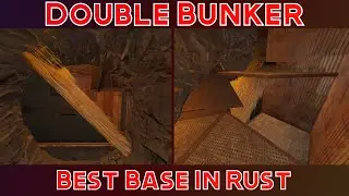 Rust Cave Base Tutorial 2021 | Double Bunker | Low Upkeep