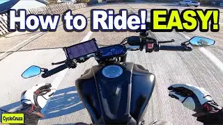 How to Ride a Motorcycle | How to Shift Gears EASY | Yamaha MT-07