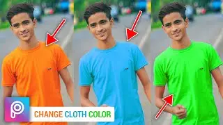 Picsart Mein Kapde Ka Colour Kaise Change Karen |  How To Change Cloth Color in PicsArt in Hindi