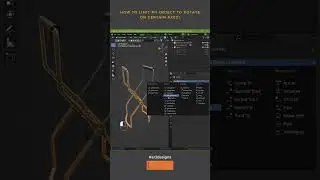 Blender Tip Limit Object Rotation | AR3Designs Daily Blender 3D Tips