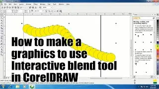 how to create e graphics with interactive blend tool in CorelDRAW
