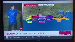 Weather Channel Reporter Almost Gets Blown Away 2