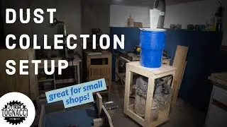 Dust Deputy Setup and Mobile Storage Cart for Shop Vac