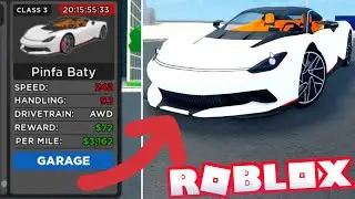 Buying the new Limited Pinfa Baty in Roblox Car Dealership Tycoon