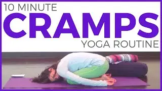 15 minute Yoga for Your Period | Yoga for Period Cramps, bloating, PMS