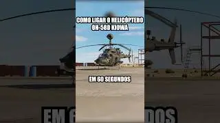 Como ligar o helicóptero Kiowa em 60 segundos #dcs #dcsworld #helicoptero #60segundos #simulador