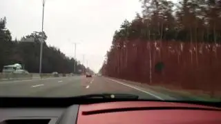 Звук в салоне Renault Megane RS 230 км/ч