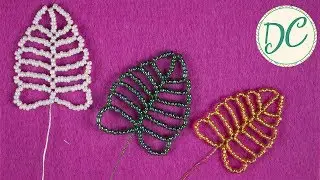Beading for Beginners! Let's Weave a Leaf!