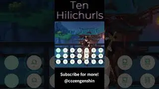 The Ten Hilichurls on Genshin Lyre