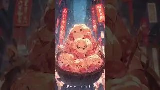Cute Animated Lunar Year Animals  #cute #chinesenewyear #midjourney