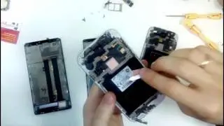 Lenovo K920 разборка и замена дисплейного модуля | dissasembly screen replacement Lenovo K920