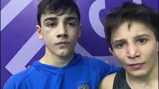 Финалисты, СКФО 2023 до 18 лет. 42 кг Абдула Делеков и Магомедрасул Магомедов.