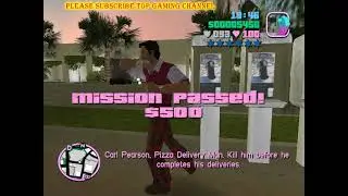 GTA Vice City | Road Kill Mission Passed #13 | Top Gaming | 2023 | Gta Vice city