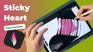 Quick tutorial on animating a sticky effect in Procreate Dreams