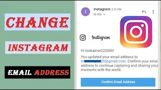 How To Change Instagram Email Address 2021