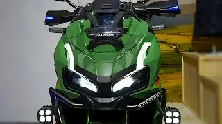 2024 Honda New Green Color Variant Adventure Scooter Has Launched – ADV 160 Walkaround