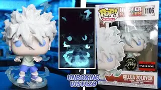 KILLUA ZOLDYCK 1106 GLOW CHASE AAA ANIME EXCLUSIVE - UNBOXING FUNKO POP