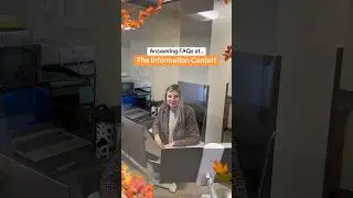 A big shoutout to our Information Center team for always helping our students!😄 