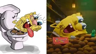 Plankton: The Movie Drawing Meme 2025 | SpongeBob Funny Drawing Meme