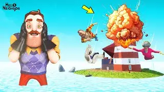ÇOK GİZLİ DENİZ FENERİ PATLADI 😱 Hello Neighbor Dark Riddle