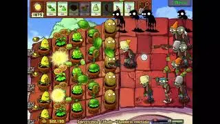 Plants vs zombies #2 Terminando o modo sobrevivencia Telhado