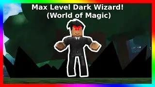 BEING A MAX LEVEL DARK WIZARD! (Roblox World of Magic)