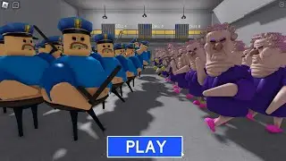 1000 BARRY vs 1000 GRANNIES! BARRY'S PRISON RUN! 